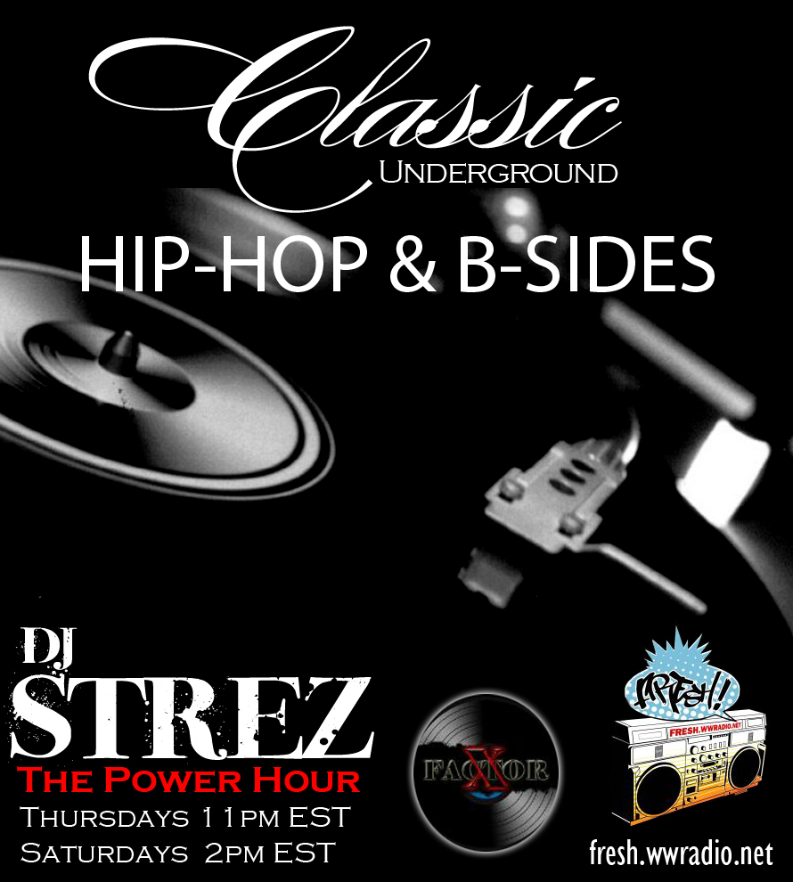 DJ Strez Power Hour Flyer (New for Fresh Radio Website)
