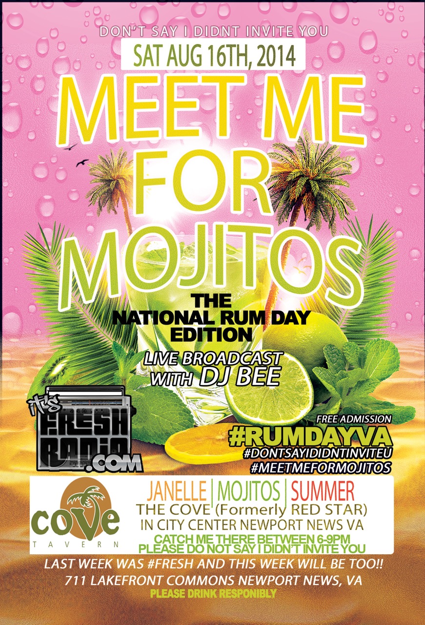 MEETMEFORMOJITOSCOVERUMDAY